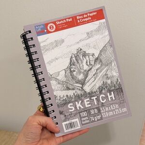 New Artist's Loft Sketch Pad with Mountain Design